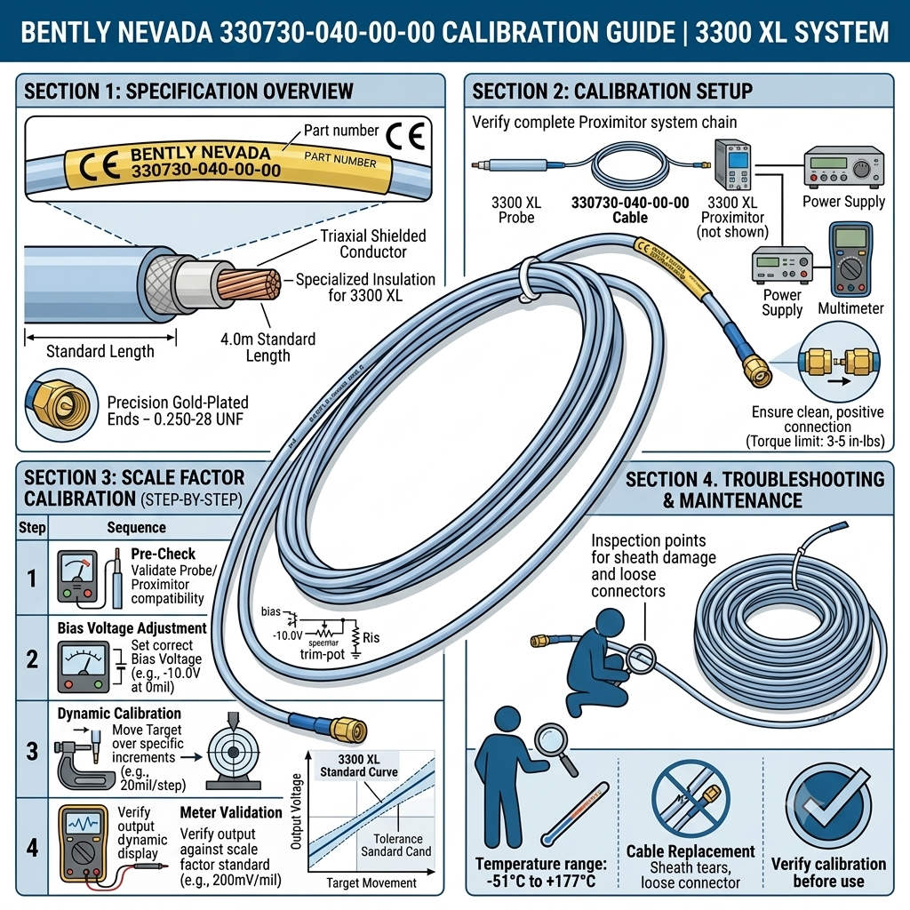 Bently Nevada 330730-040-00-00 Calibration Guide | 3300 XL