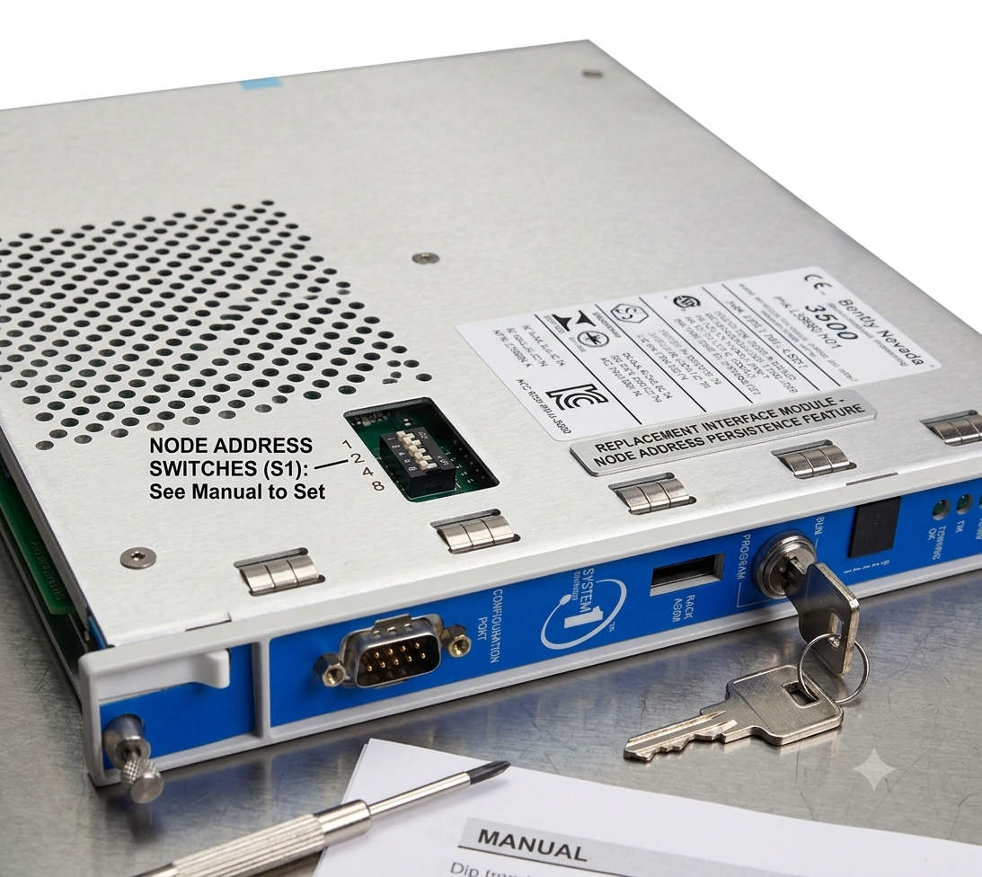 Bently Nevada 3500/22M Replacement: How to Keep Node Address