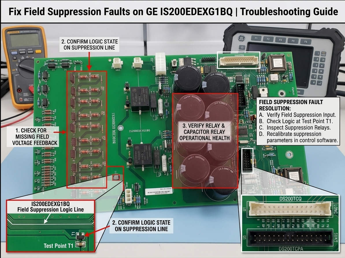 Fix Field Suppression Faults on GE IS200EDEXG1BQ