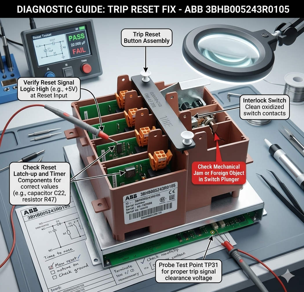 Fix Trip Reset Issues on ABB 3BHB005243R0105 Control Modules
