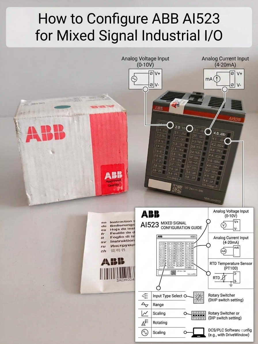 How to Configure ABB AI523 for Mixed Signal Industrial IO