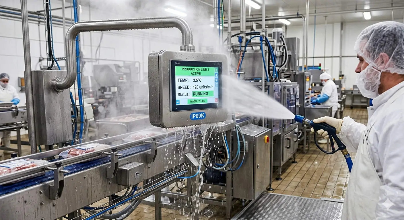 IP69K HMI Solutions for Food Grade Washdown Reliability
