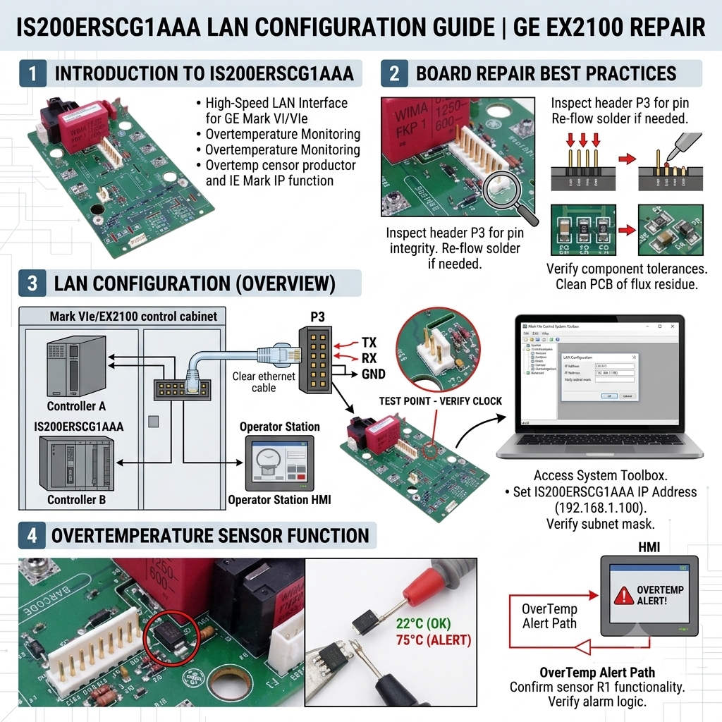 IS200ERSCG1AAA LAN Configuration Guide GE EX2100 Repair
