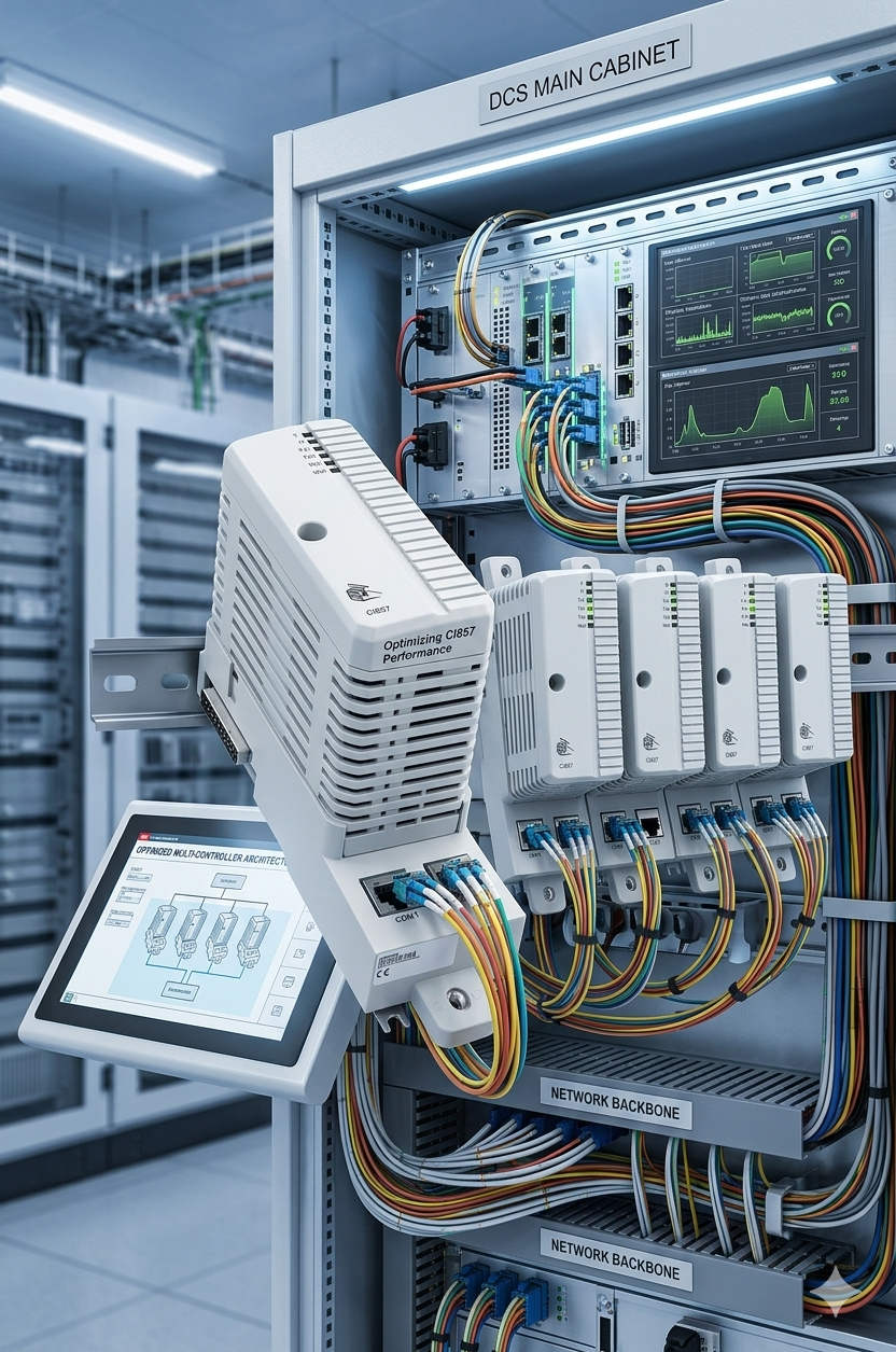 Optimizing ABB CI857 Performance in Multi-Controller DCS