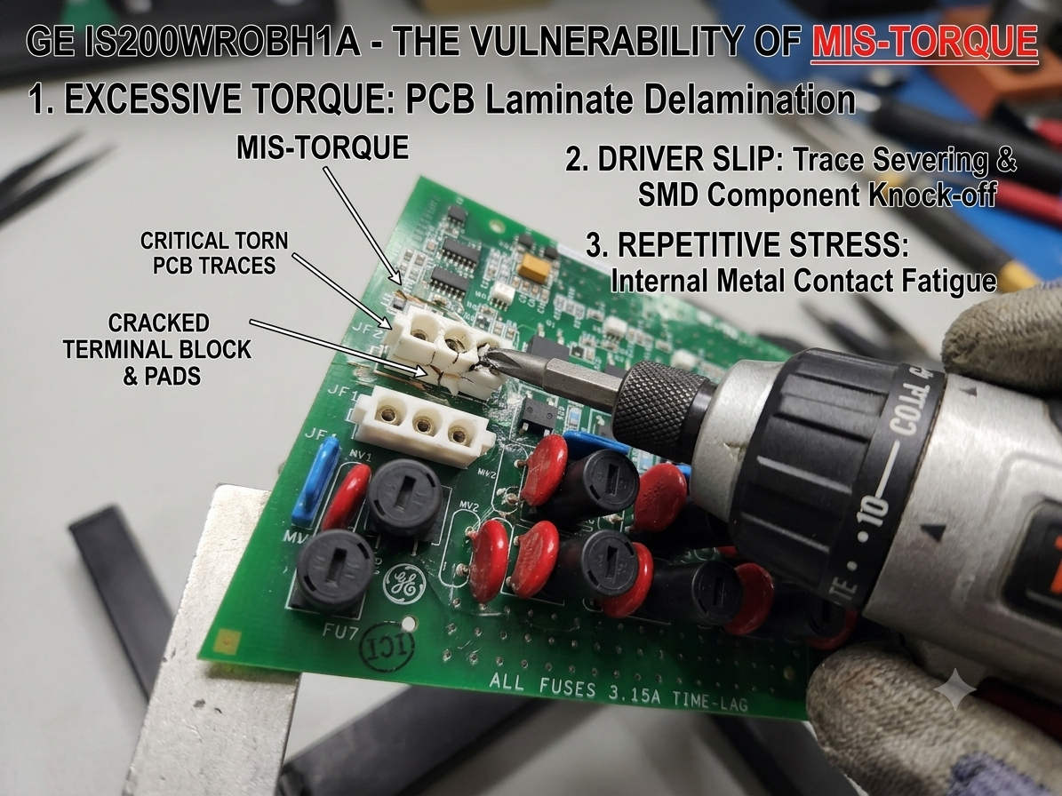 IS200WROBH1A Damage Risks | GE Mark VI Terminal Torque Guide
