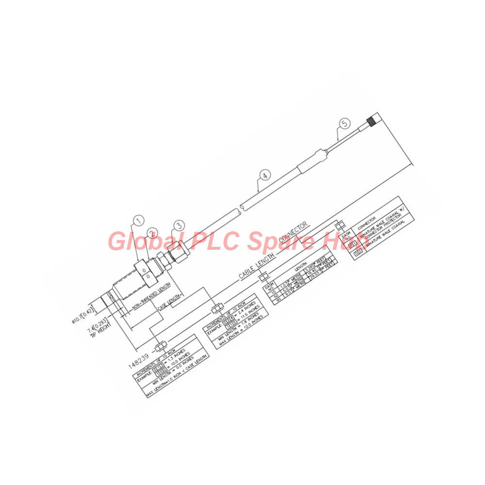 148239-01-18-50-02 Bently Nevada 3300 XL 11mm Underwater Proximity Probe