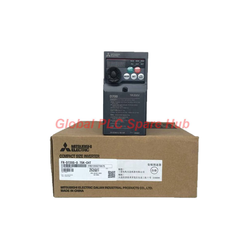 شراء قطعة غيار عاكس (Inverter) من نوع Mitsubishi FR-D720S-0.75K-CHT FR-D700