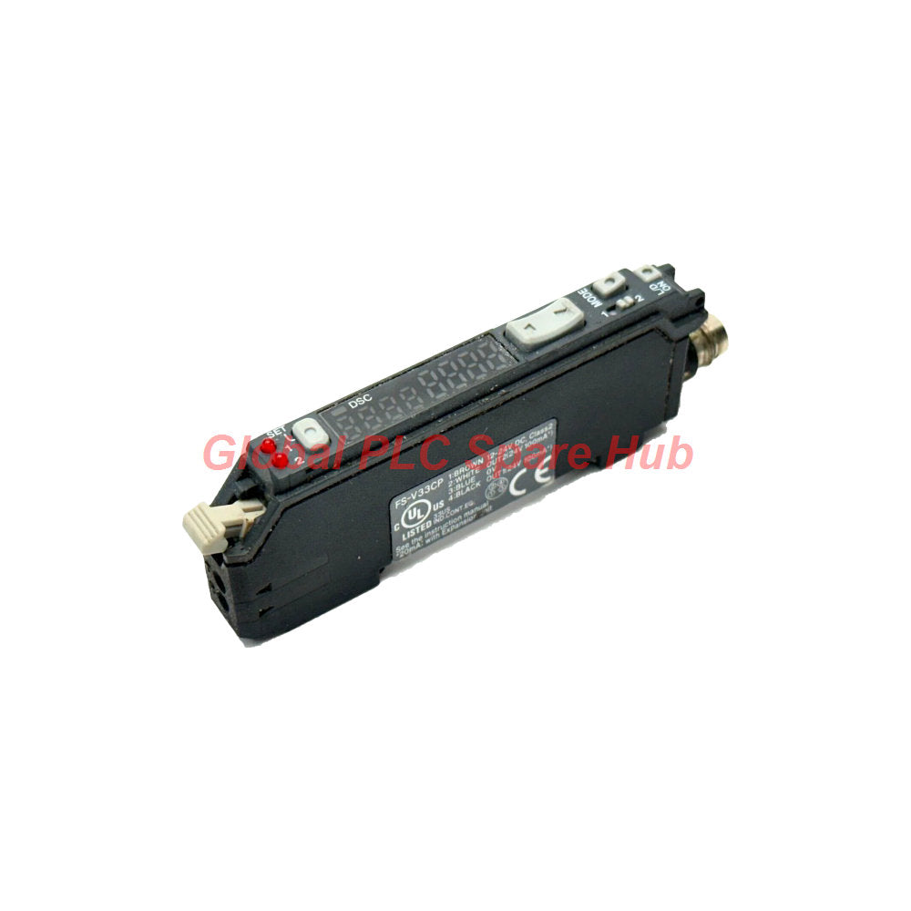 FS-V33CP KEYENCE Fiber Amplifier - M8 Connector PNP Main Unit Sensor