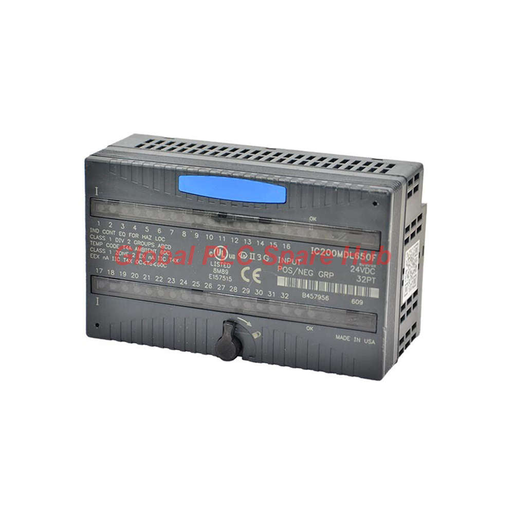 IC200MDL650 GE Fanuc VersaMax I/O 24VDC 32-Point Input Hardware