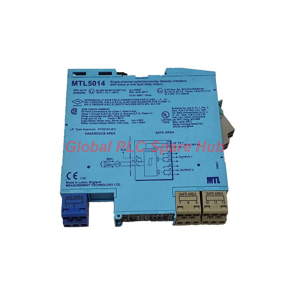 MTL MTL5014 Módulo de interfaz de interruptor/detector de proximidad