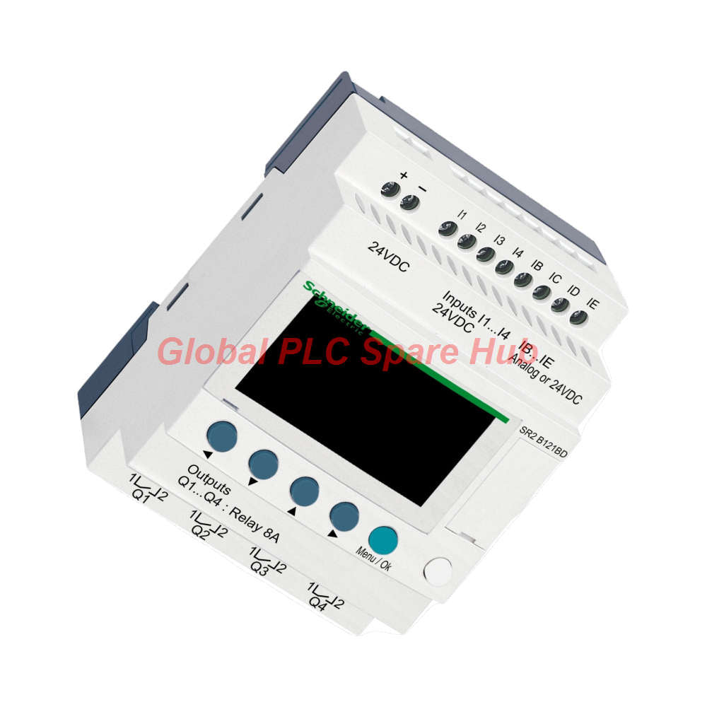 SR2B121BD Schneider Electric Zelio Logic Compact Smart Relay 12 I/O 24VDC